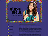 Alexa Melo Website Design by Rayz Designz