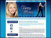 Torrey Mercer Website Design by Rayz Designz